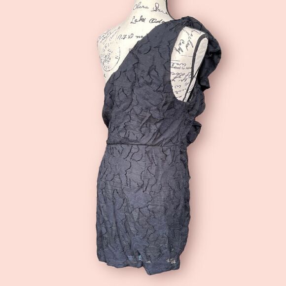 NWT Anthropologie Textured Ruffle Mini Dress - Picture 11 of 11